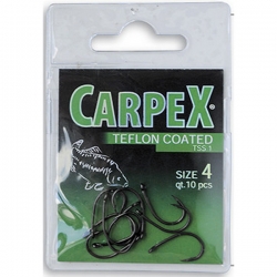 Haczyk Carpex Teflon Super Strong 1, rozm. 10 (10 szt.)