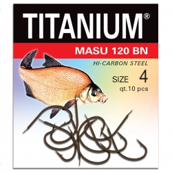 Haczyk Titanium MASU 120BN 120BN (10 szt.), rozm. 4