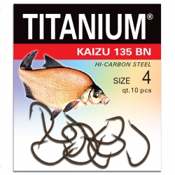 Haczyk Titanium KAIZU 135BN (10 szt.), rozm. 4