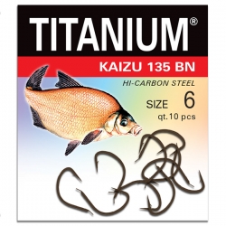 Haczyk Titanium KAIZU 135BN (10 szt.), rozm. 6