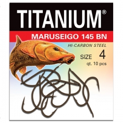Haczyk Titanium MARUSEIGO 145BN (10 szt.), rozm. 4