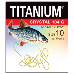 Haczyk Titanium CRYSTAL 184G (10 szt.), rozm. 10