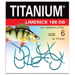 Haczyk Titanium LIMERICK 188DB (10 szt.), rozm. 6