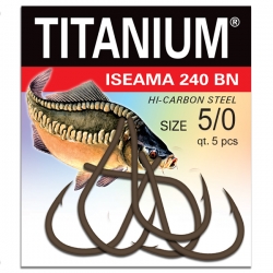 Haczyk Titanium ISEAMA 240BN 240 (5 szt.), rozm. 5/0