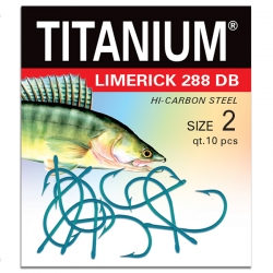 Haczyk Titanium LIMERICK 288DB (10 szt.), rozm. 2