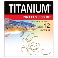 Haczyk Titanium PRO FLY 300BR (10 szt.), rozm. 12