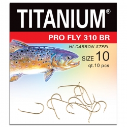 Haczyk Titanium PRO FLY 310BR (10 szt.), rozm. 10