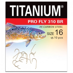 Haczyk Titanium PRO FLY 310BR (10 szt.), rozm. 16