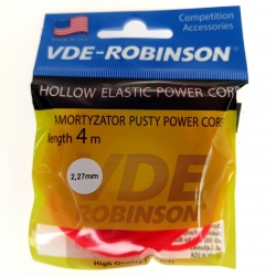 Amortyzator latexowy VDE-Robinson 800%, pusty, 2,27mm, 4m pomarańczowy