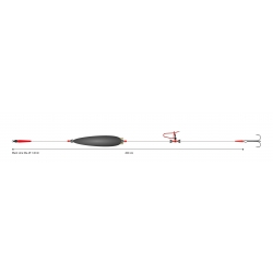 ZESTAW - SUMOWY - SET I - ADJUSTABLE COMBI RIG 10g/200cm/100kg - kotwica: 2/0 - op.1szt.