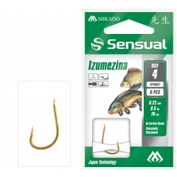 PRZYPONY WIĄZANE - SENSUAL - IZUMEZINA nr 6 G / żyłka: 0.20mm/70cm - op.8szt.