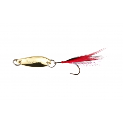 BŁYSTKA WAHADŁOWA - MINI SPOON Z CHWOSTEM 2.4cm/2.5g - ZŁOTA - op.1szt.
