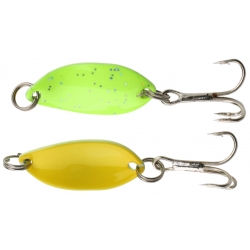 BŁYSTKA WAHADŁOWA - TROUT CAMPIONE MINI 2.2cm/1.4g - FLUO ZIELONO ŻÓŁTA - op.1szt.