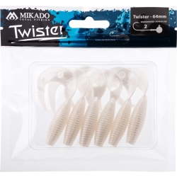 PRZYNĘTA - TWISTER 64mm/ PEARL - op.6szt.