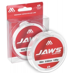 ŻYŁKA - JAWS SUPER SOFT 0.212mm/4.85kg/150m TRANSPARENTNA - op.1szt.