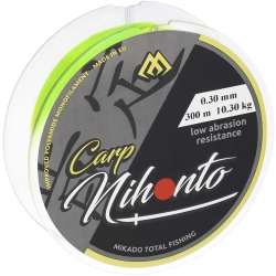 ŻYŁKA - NIHONTO CARP - 0.30mm/10.30kg/300m FLUO ŻÓŁTA - op.1szt.