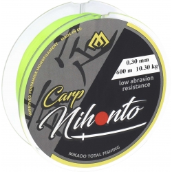 ŻYŁKA - NIHONTO CARP - 0.28mm/8.80kg/600m - FLUO ŻÓŁTA - op.1szp.